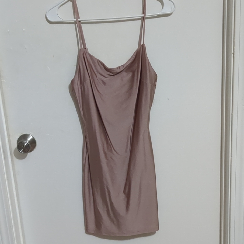 Elegant Mauve Slip Dress
